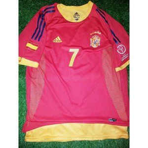Raul Spain 2002 WC PLAYER ISSUE Soccer Jersey L